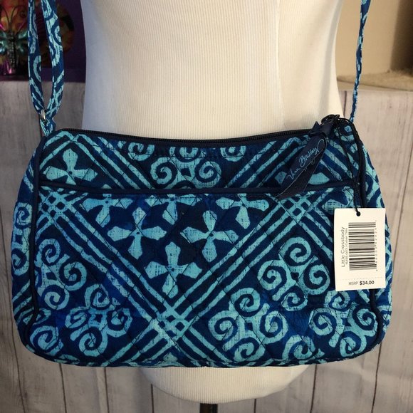 ⬇️ Vera Bradley Cuban Tiles Little Crossbody - Picture 4 of 13